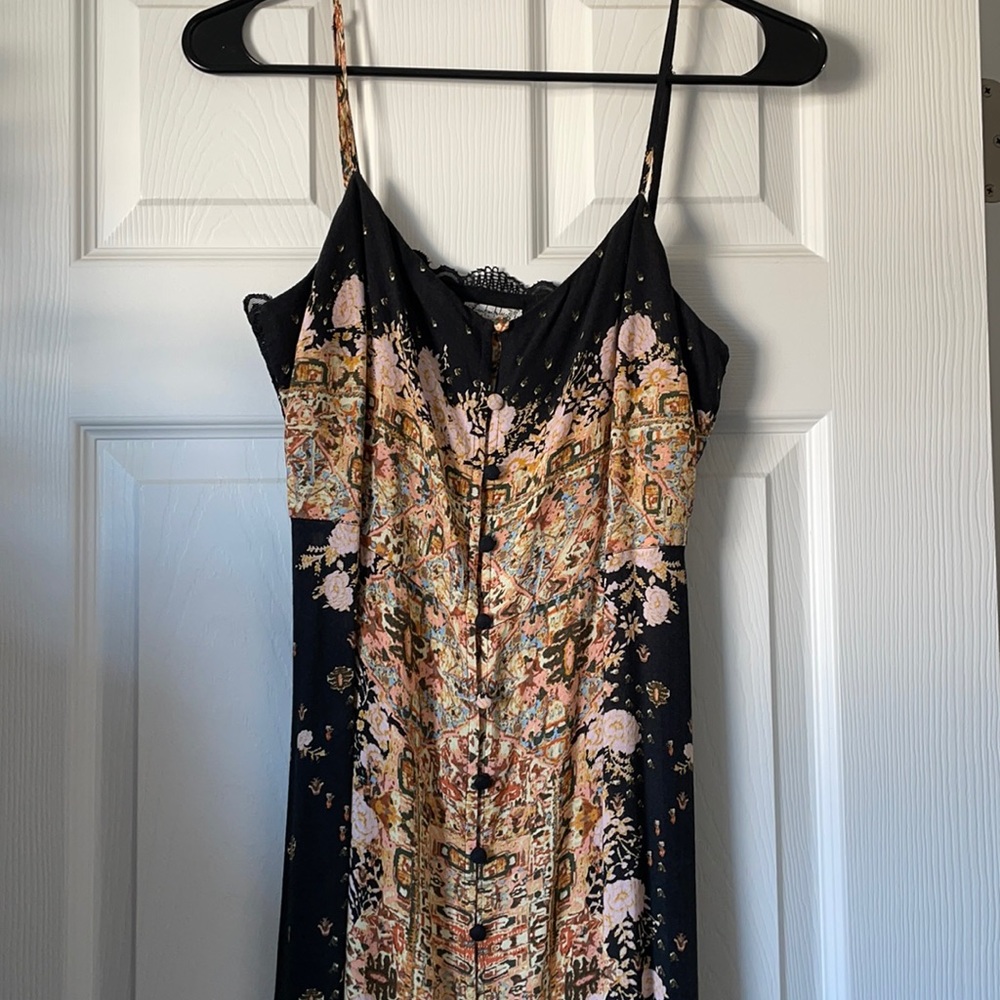 Free people Multicolor floral maxi dress
